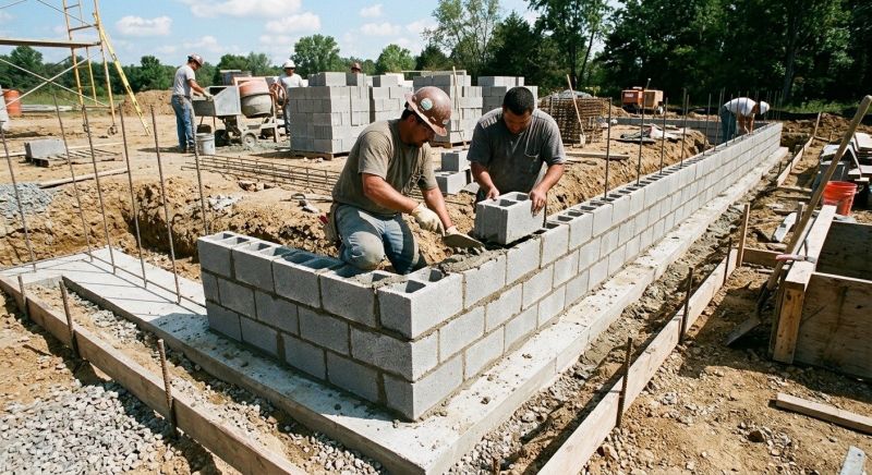 Brick Foundation Installation in Boston, MA