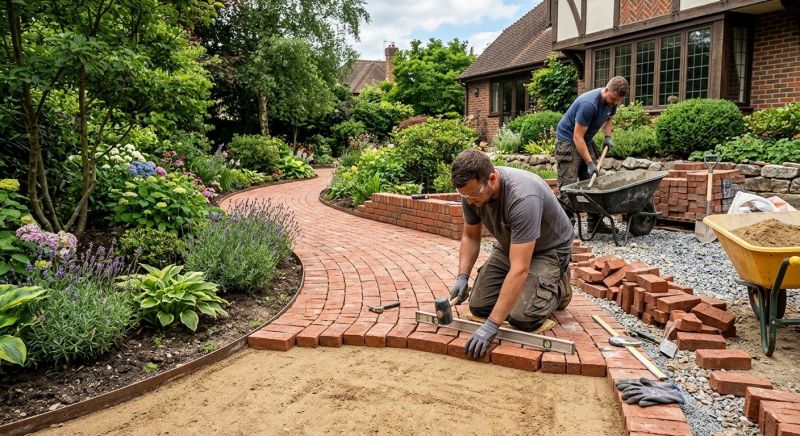 Brick Hardscape Installation in Greenwich, CT