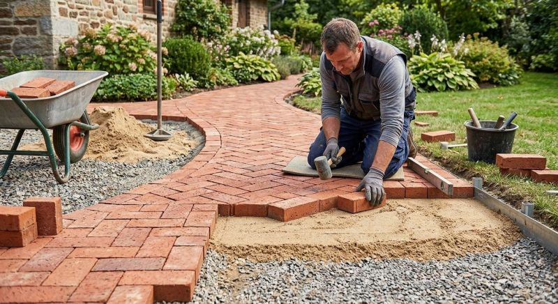 Brick Walkway Installation in Stamford, CT