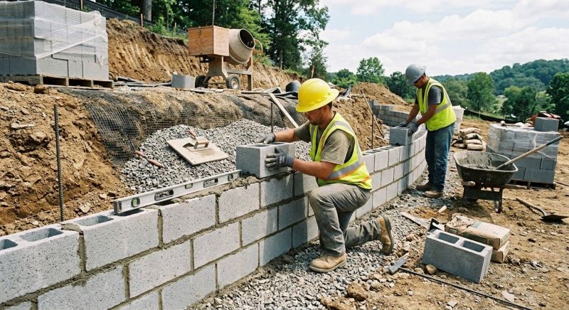 Block Wall Installation in Nashua, NH