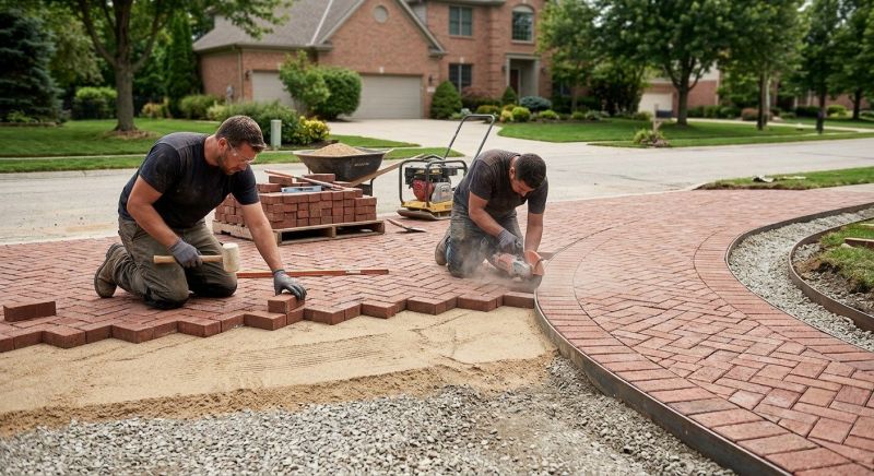 Brick Hardscaping Installation in Stamford, CT