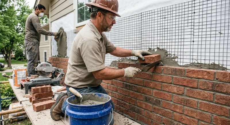 Brick Veneer Installation in Napa, CA