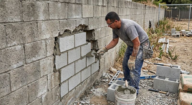 Cement Block Repair in Cleveland, OH