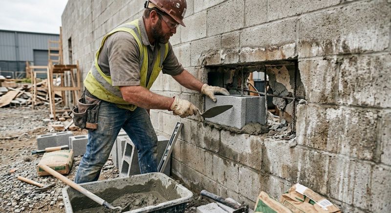 Cement Block Repair in Cleveland, OH