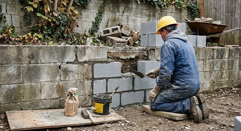 Cement Block Repair in Cleveland, OH