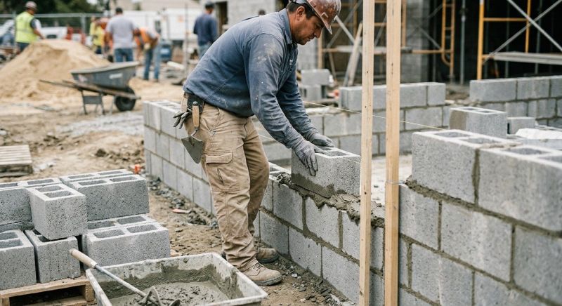 Concrete Blocks Installation in Stamford, CT