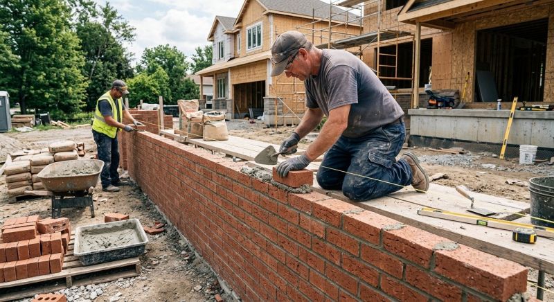 Masonry Wall Installation in Worcester, MA