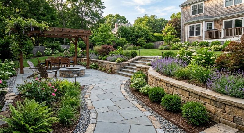 Stone Deck Installation in Boston, MA