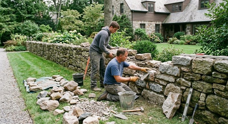 Stone Wall Repair in Cleveland, OH
